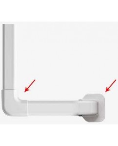 CANALETA P/ INSTALAÇÃO DE SPLIT 80X70CM BARRA 2 MTS 