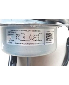 MOTOR VENTILADOR CONDENSADORA MIDEA MODELO MBCA09M5 38MBCA12M5 38MBCA09M5 YKT-32