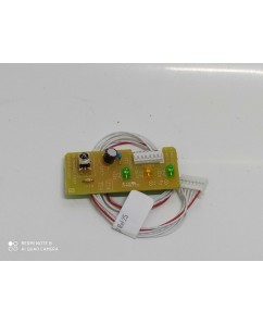PLACA DISPLAY FUJITSU EVAP RECEPTORA ASBG24JFBC PLACA DE SINAL