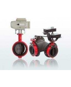 VALVULA ACTUA BORBOLETA 3 VIAS WAFER DE 10" PARA ATUADOR SHL VBI-T-10