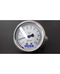 MANOVACUOMETRO AGATEC 63 MM HOR -1 + 10 KGF/CM2 R 1/4 BSP (HB