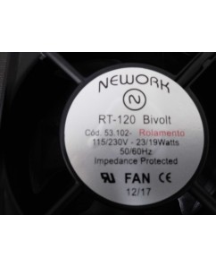 COOLER OUTROS VENTIL  TIPO FAN  120 X 120 MM BI 115/230 V