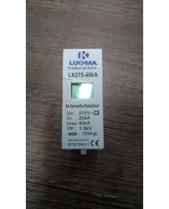 DISPOSITIVO LUKMA (PROTETOR DE SURTO)40 KA 275 V 1 P