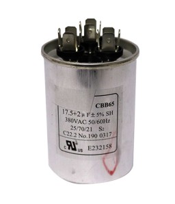 CAPACITOR DUPLO 17,5 + 2       400 VAC EPCOS