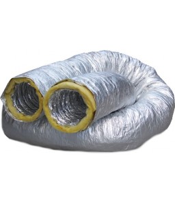 DUTO DE ALUMINIO FLEXIVEL C/ISOLAMENTO 6 X 06 MTS 25 MM AR-CONDICIONADO DUTADO