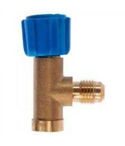 VALVULA ACIONADORA GARRAFA R 134A R401 R 600 R22 C MANOPLA