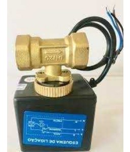VALVULA ACTUA AGUA ESFERA ON-OFF RET ELETRICO 2 VIAS 3/4 POL VC4013AJ-1000