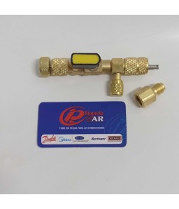REMOVEDOR EXTRATOR DE VALVULA SCHRADER 1/4 E + ADAPTADOR 5/16  708/27 VL91490