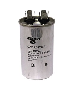 CAPACITOR DE FASE 20     MFD   380 VAC AR-CONDICIONADO