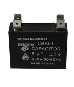 CAPACITOR CAIXA 5 MFD 450 V 45X18X34