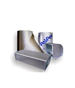 MANTA POLIPEX DUCT  8MM X 1000 MM X50MTS METALIZADA S/ADESIVO (ROLO 50 M