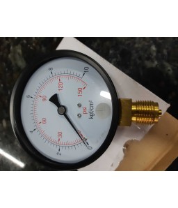 MANOMETRO DE ALTA INOX 0-10 KGF/CM 100 MM LBF/POL 150 PSI