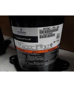 COMPRESSOR COPELAND SCROLL ZR72KC-TF5-522  220/3 GAS R22 R407C HLD25347A