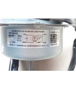 MOTOR VENTILADOR CONDENSADORA MIDEA MODELO MBCA09M5 38MBCA12M5 38MBCA09M5 YKT-32