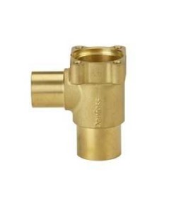 CORPO VALVULA EXPANSAO DANFOSS TE55 1.1/8 X 1.3/8 SOLDA ANGULAR PARTE DE BAIXO