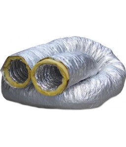 DUTO DE ALUMINIO FLEXIVEL C/ISOLAMENTO  16 X 06 MTS 25 MM AR-CONDICIONADO DUTADO