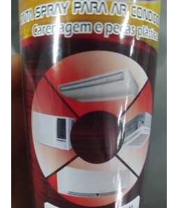 TINTA SPRAY BCO PARA AR CONDICIONADO BRILHANTE (CARENAGEM E PEÇAS PLASTICAS)