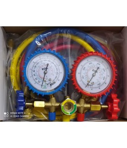 MANIFOLD R410/407/22 C/ 2 MANG 5/16 X 1/4 E 1 MANG 1/4 X 1/4 1,5MT
